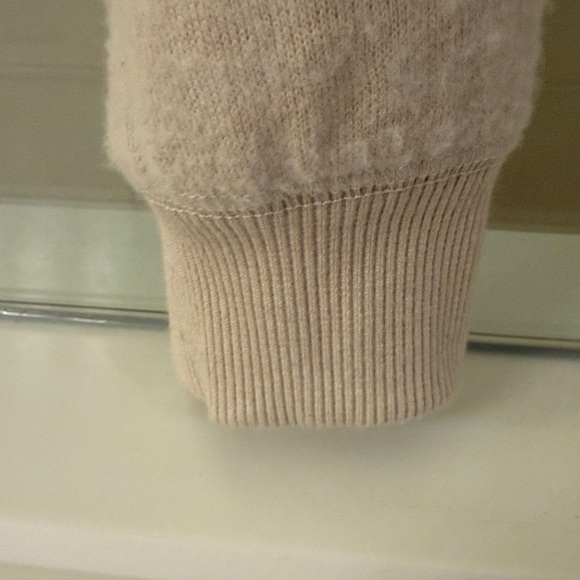 Z Supply Women's Taupe Long Sleeve Sweater Size M - Picture 3 of 6